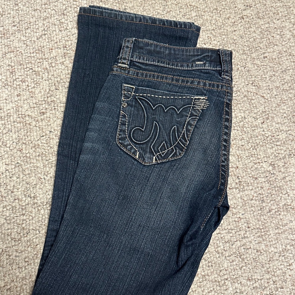 Mek Denim 2-Pair Bootcut Jeans Bundle – Dark Wash - Picture 2 of 6